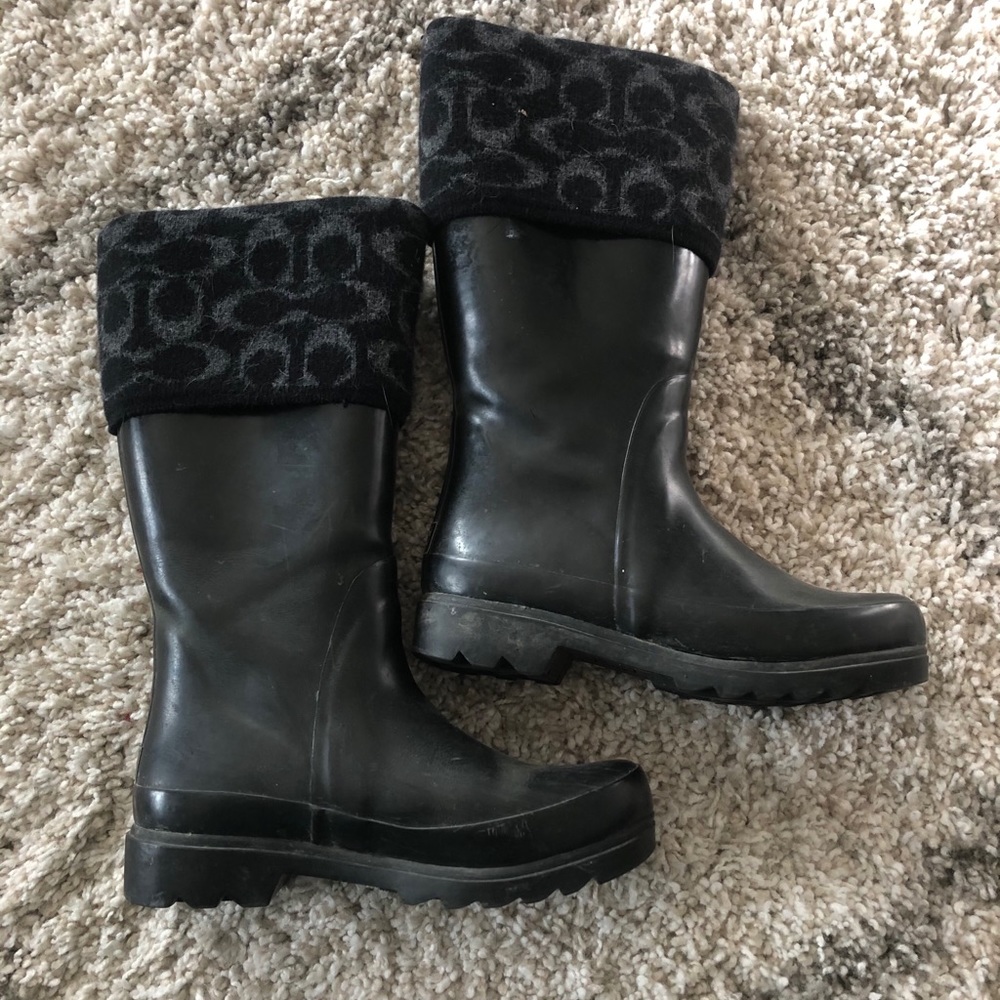 Coach Rainboots